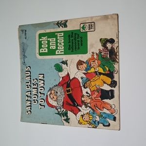 2/$20 VTG Santa Claus Comes to Town Paperback Book - No Record